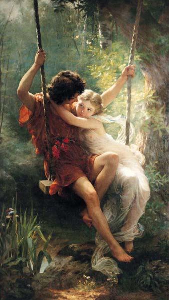 Pierre Auguste Cot Spring, 1873 Germany oil painting art